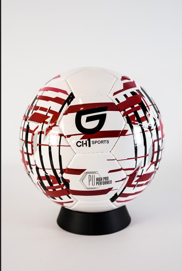 Pelota de Fútbol N°5 Profesional Borealis Pro Champion Roja CH1 Sports