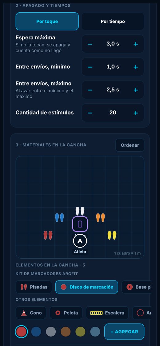 Configuración del modo aleatorio con las piezas del kit